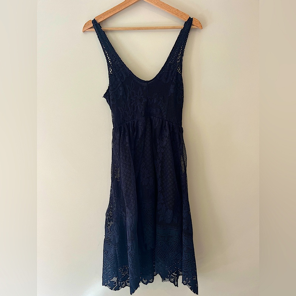 Free People black lace dress size US 0